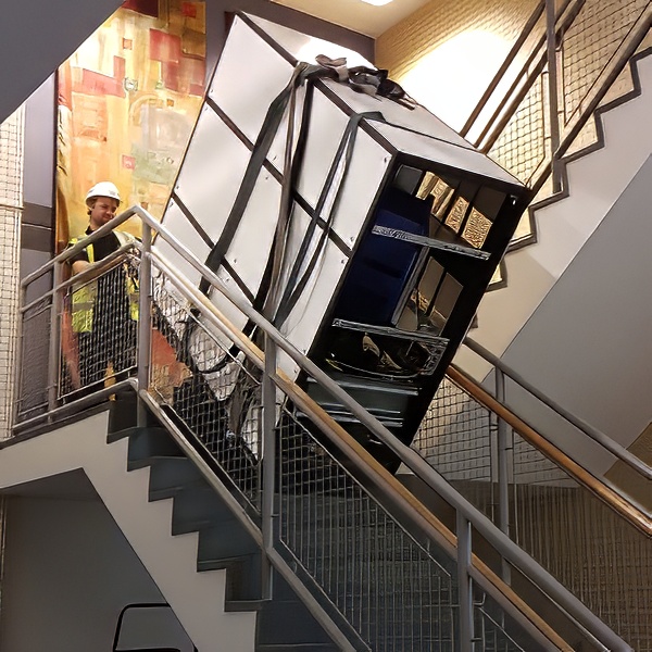 Server rack relocation and positioning in a data centre environment